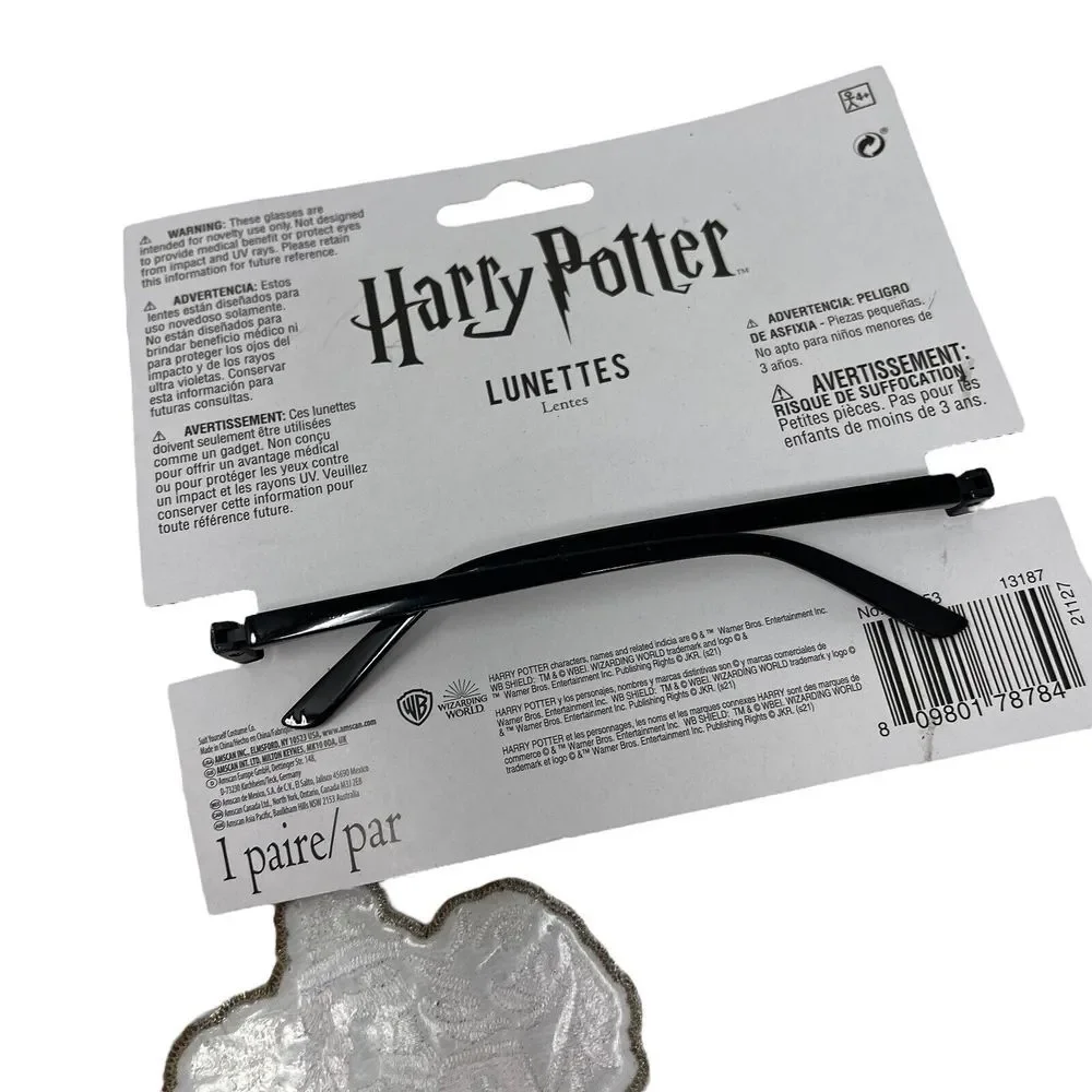 NEW Harry Potter Wizarding World Glasses  & Gryffindor Patch Dress Up‎ Cosplay